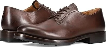 Frye Dylan Oxford Men's Lace Up Wing Tip Shoes Dark Brown : 12 D - Medium, Leather