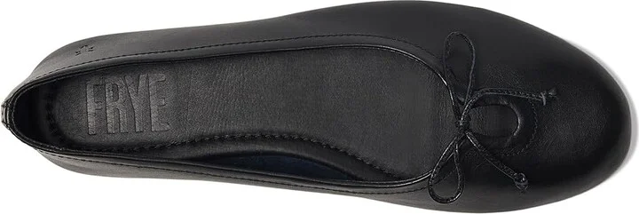 Frye Emma Ballet Women's Shoes Black : 7.5 B - Medium, Leather/Rubber - Image 2