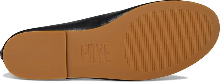 Frye Emma Ballet Women's Shoes Black : 7.5 B - Medium, Leather/Rubber - Image 3
