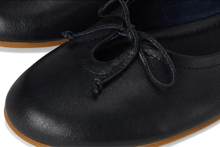 Frye Emma Ballet Women's Shoes Black : 7.5 B - Medium, Leather/Rubber - Image 7