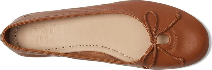 Frye Emma Ballet Women's Shoes Dark Latte : 10 B - Medium, Leather/Rubber - Image 2