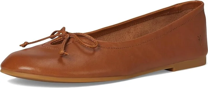 Frye Emma Ballet Women's Shoes Dark Latte : 10 B - Medium, Leather/Rubber - Image 5