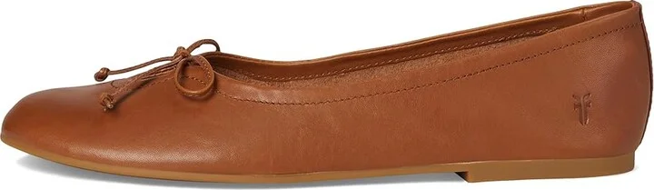 Frye Emma Ballet Women's Shoes Dark Latte : 10 B - Medium, Leather/Rubber - Image 6