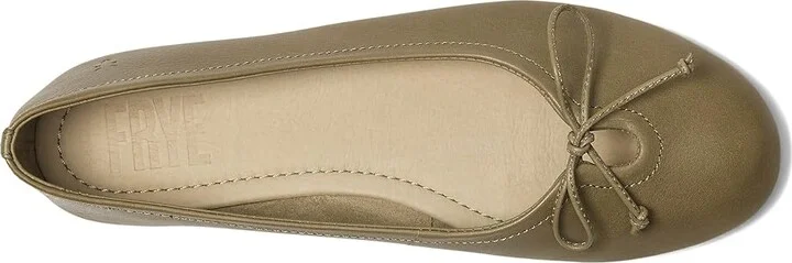 Frye Emma Ballet Women's Shoes Eucalyptus : 6.5 B - Medium, Leather/Rubber - Image 2