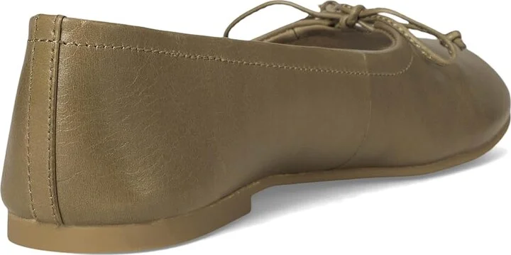 Frye Emma Ballet Women's Shoes Eucalyptus : 6.5 B - Medium, Leather/Rubber - Image 4