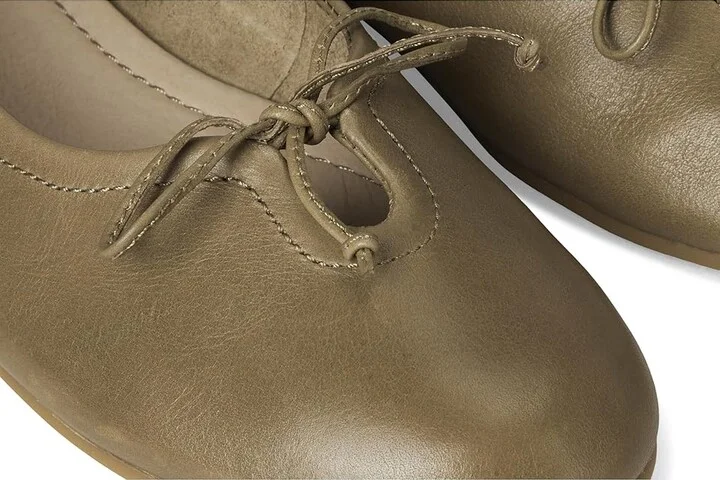 Frye Emma Ballet Women's Shoes Eucalyptus : 6.5 B - Medium, Leather/Rubber - Image 7