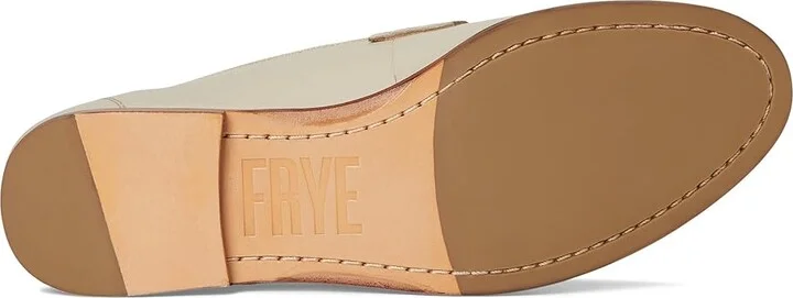 Frye Faith Loafer Women's Shoes Ivory : 7 B - Medium, Leather - Image 3