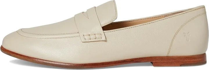 Frye Faith Loafer Women's Shoes Ivory : 7 B - Medium, Leather - Image 6