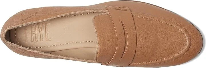 Frye Faith Loafer Women's Shoes Tan : 6.5 B - Medium, Leather - Image 2