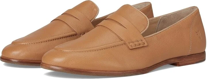 Frye Faith Loafer Women's Shoes Tan : 6.5 B - Medium, Leather