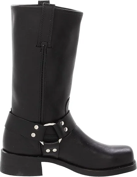 Frye Harness 12R Cowboy Boots Black : 10 D - Medium, Leather/Suede - Image 8
