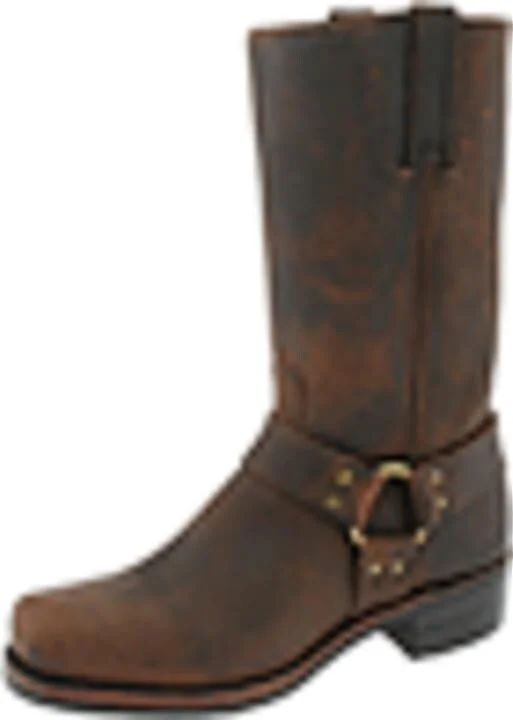 Frye Harness 12R Men's Pull-on Boots Gaucho : 9 D - Medium, Leather/Suede - Image 2