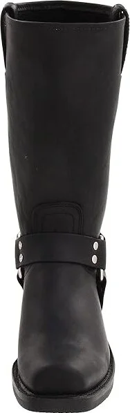Frye Harness 12R Women's Pull-on Boots Black : 6 B - Medium, Leather - Image 6