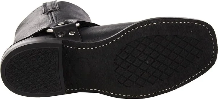 Frye Harness 8R Cowboy Boots Black : 10 D - Medium, Leather/Suede - Image 4
