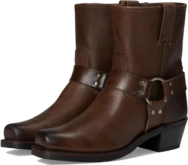Frye Harness 8R Women's Pull-on Boots Smoke : 5.5 B - Medium, Leather