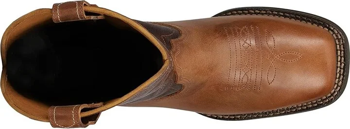 Frye Hauser Logo Stitch Cowboy Boots Tan/Tobacco : 10 D - Medium, Rubber - Image 2