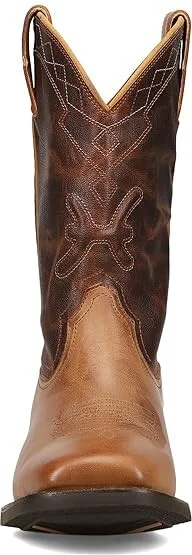 Frye Hauser Logo Stitch Cowboy Boots Tan/Tobacco : 10 D - Medium, Rubber - Image 5