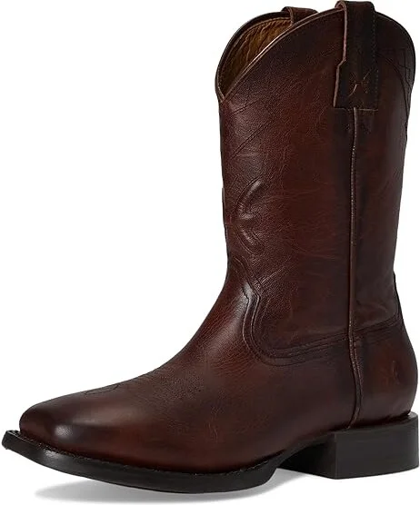 Frye Hauser Logo Stitch Cowboy Boots Tobacco : 10.5 D - Medium, Rubber - Image 5