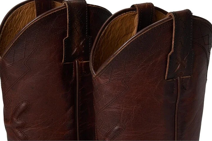 Frye Hauser Logo Stitch Cowboy Boots Tobacco : 10.5 D - Medium, Rubber - Image 7
