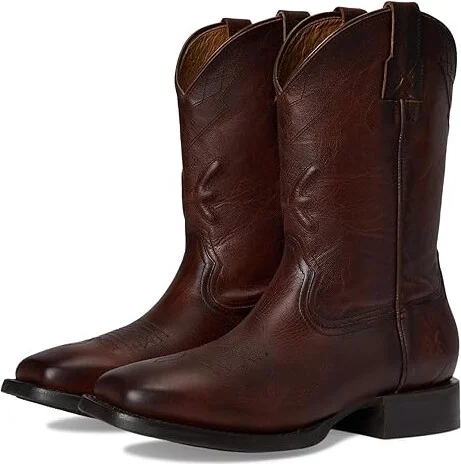 Frye Hauser Logo Stitch Cowboy Boots Tobacco : 10.5 D - Medium, Rubber