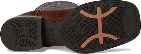 Frye Hauser Roper Cowboy Boots Saddle/Dark Brown : 9.5 D - Medium, Leather - Image 3