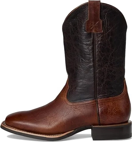 Frye Hauser Roper Cowboy Boots Saddle/Dark Brown : 9.5 D - Medium, Leather - Image 6