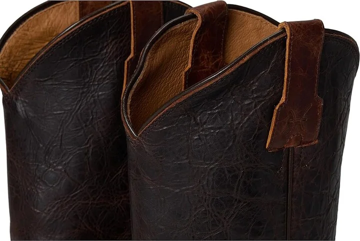 Frye Hauser Roper Cowboy Boots Saddle/Dark Brown : 9.5 D - Medium, Leather - Image 7
