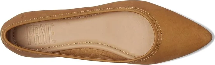 Frye Heather Ballet Women's Flat Shoes Banana : 6.5 B - Medium, Leather/Rubber - Image 2
