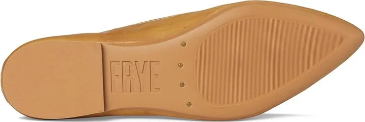 Frye Heather Ballet Women's Flat Shoes Banana : 6.5 B - Medium, Leather/Rubber - Image 3