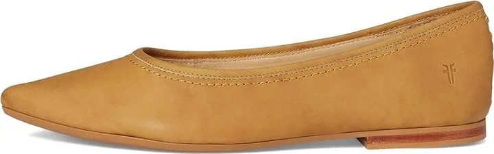 Frye Heather Ballet Women's Flat Shoes Banana : 6.5 B - Medium, Leather/Rubber - Image 6