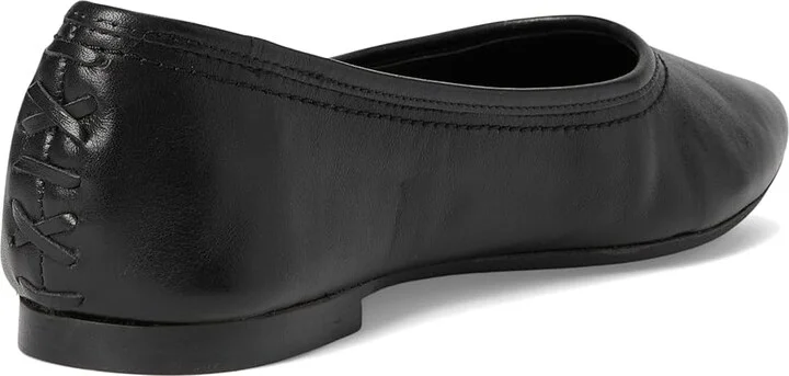 Frye Heather Ballet Women's Flat Shoes Black : 6 B - Medium, Leather/Rubber - Image 4
