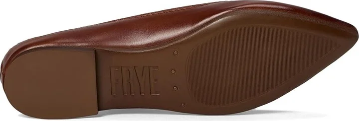 Frye Heather Ballet Women's Flat Shoes Cinnamon : 7.5 B - Medium, Leather/Rubber - Image 3