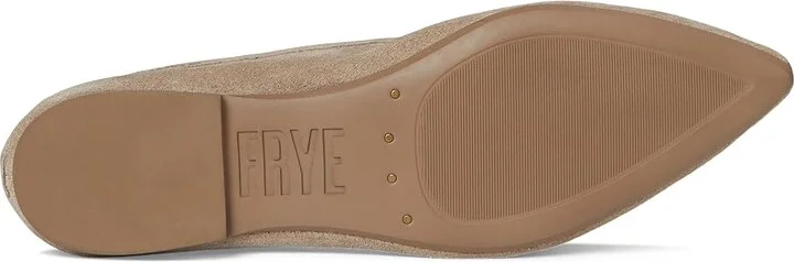 Frye Heather Ballet Women's Flat Shoes Taupe : 7.5 B - Medium, Leather/Rubber - Image 3