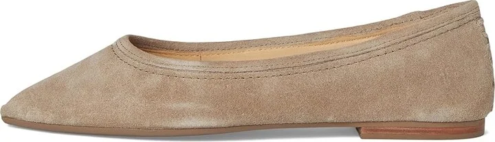 Frye Heather Ballet Women's Flat Shoes Taupe : 7.5 B - Medium, Leather/Rubber - Image 6