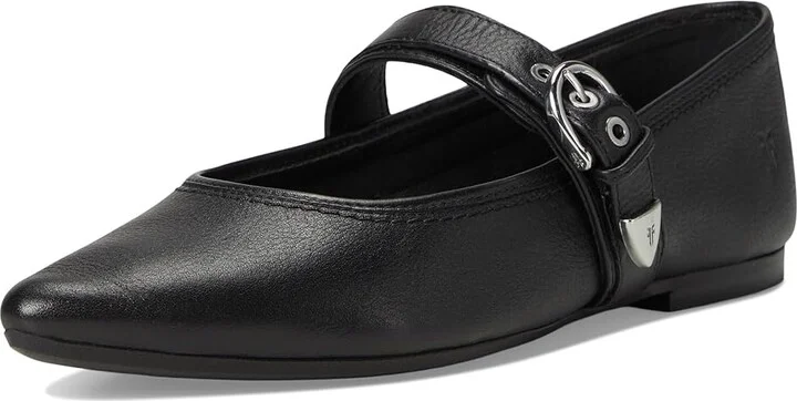 Frye Heather Bucckle Mary Jane Women's Shoes Black : 8.5 B - Medium, Leather - Image 5