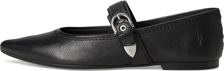 Frye Heather Bucckle Mary Jane Women's Shoes Black : 8.5 B - Medium, Leather - Image 6