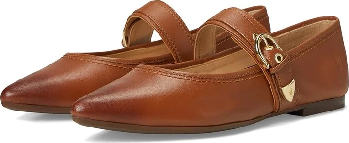 Frye Heather Bucckle Mary Jane Women's Shoes Dark Latte : 11 B - Medium, Leather
