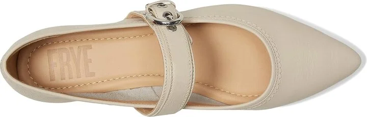 Frye Heather Bucckle Mary Jane Women's Shoes Ivory : 11 B - Medium, Leather - Image 2
