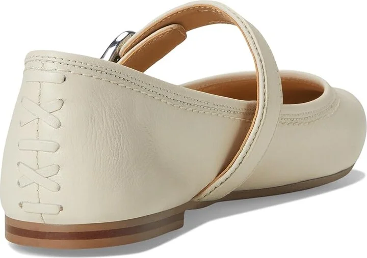 Frye Heather Bucckle Mary Jane Women's Shoes Ivory : 11 B - Medium, Leather - Image 4