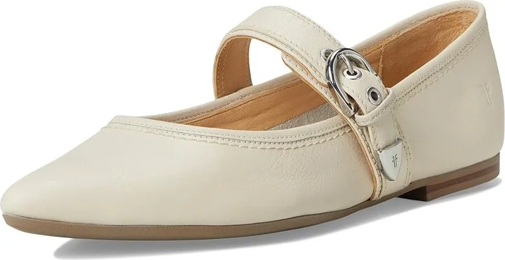 Frye Heather Bucckle Mary Jane Women's Shoes Ivory : 11 B - Medium, Leather - Image 5