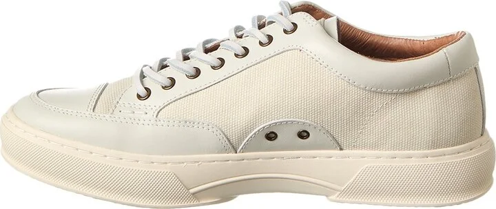 Frye Hoyt Low Lace Canvas & Leather Sneaker - Image 2