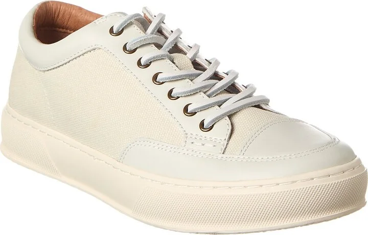 Frye Hoyt Low Lace Canvas & Leather Sneaker