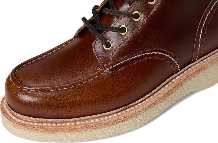 Frye Hudson Workboot Wedge Men's Lace-up Boots Saddle : 11 D - Medium, Leather/Suede - Image 2