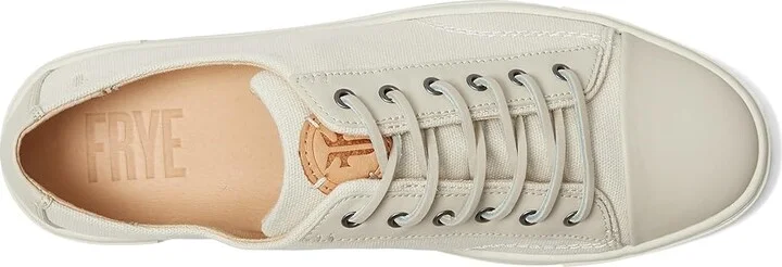 Frye Ivy Canvas Low Lace Women's Snow Shoes Ivory : 10 B - Medium - Image 2