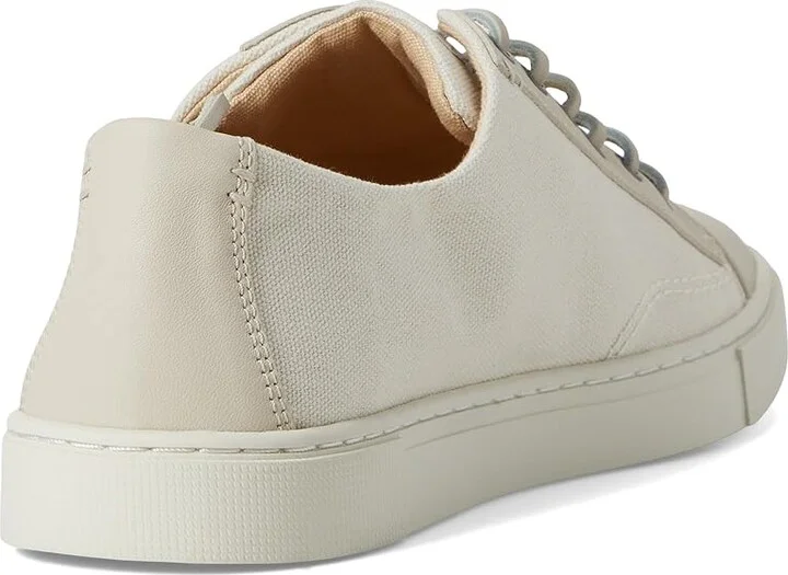 Frye Ivy Canvas Low Lace Women's Snow Shoes Ivory : 10 B - Medium - Image 4