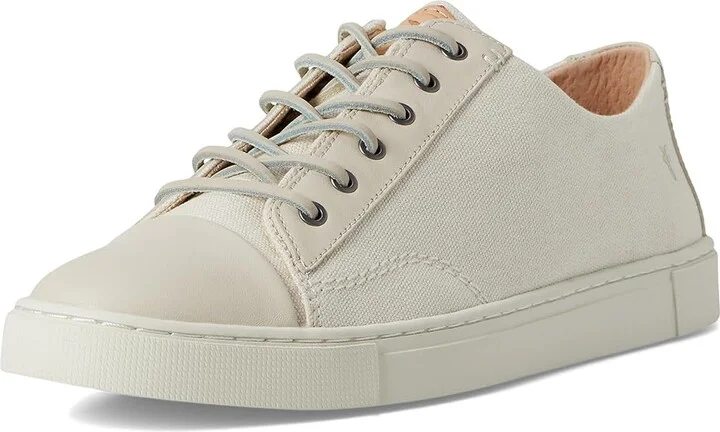 Frye Ivy Canvas Low Lace Women's Snow Shoes Ivory : 10 B - Medium - Image 5