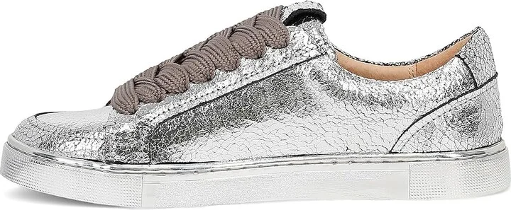 Frye Ivy Court Low Lace Women's Shoes Silver Mirror : 9.5 B - Medium, Leather - Image 5
