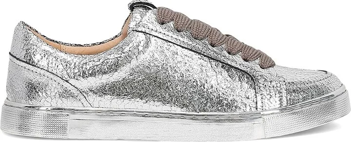 Frye Ivy Court Low Lace Women's Shoes Silver Mirror : 9.5 B - Medium, Leather - Image 6