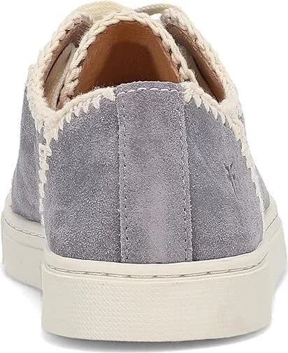 Frye Ivy Crochet Low Lace Sneaker Women's Shoes Blue Ash : 8.5 B - Medium, Suede - Image 4
