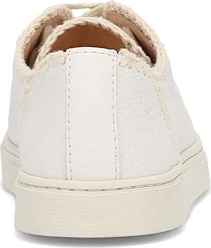 Frye Ivy Crochet Low Lace Sneaker Women's Shoes White : 9.5 B - Medium, Suede - Image 4